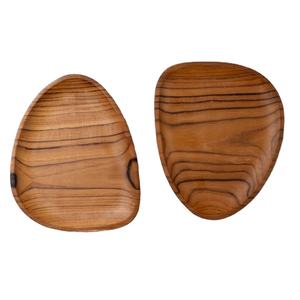 Bandeja de Servir de Madera de Primera Calidad |   Bandeja de Madera Maciza Hecha a Mano para Uso en Restaurantes y Comedores - Product Image 2