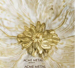 ACME Tulip Shape <b>Metal</b> Bowl Polished Finish Modern Luxury Design for Home Dinning Table <b>Top</b> Office Wedding Gifts - Product Image 2