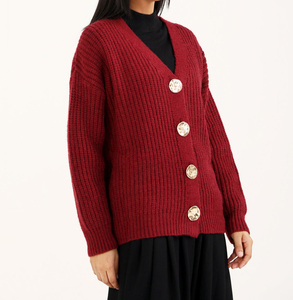 Cárdigans para Mujer, Suéter Ligero de Punto, Proveedor OEM ODM, Cárdigans para Mujer, Cárdigan de Punto Suave al Tacto, Ropa de Moda - Product Image 4