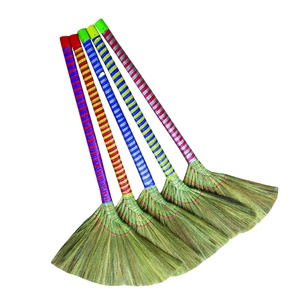 Vente en gros durable longue poignée fleur herbe balai outil de nettoyage prix le moins cher du Vietnam pelles à poussière - Product Image 2