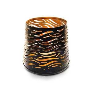 Nordic Gold Geometric Wire Sphere Candle Holder 3D Metal Tealight <b>Stand</b> with Glass Cup for Wedding Tabletop Skies Trader - Product Image 2