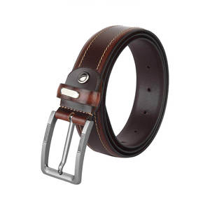 Cinturones de Cuero Genuino al Por Mayor a Precio de Fábrica, con Logotipo Personalizado, de Cuero Vacuno Premium, para Hombre, de Alta Calidad, Nuevos, Elegantes y Transpirables, con Hebilla de Aleación - Product Image 6