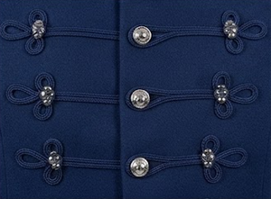 Veste Napoléonienne Hussarde pour Homme, Style Uniforme Marin Vintage, Tissu en Laine Respirant, Service OEM - Product Image 5