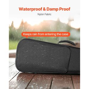 Custodia per violino 4/4 in nylon, impermeabile, leggera, portatile, da viaggio, con fodera in peluche, doppia protezione per strumento musicale - Product Image 5