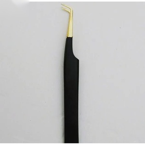 Pinzas de Precisión para Pestañas Ryzer Studio, de Acero Inoxidable, Punta Suave, 10 mm de Longitud, para Aplicación de Extensiones de Pestañas (Modelo - Product Image 4