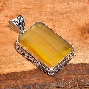 Pendentif en fluorite, collier statement en argent sterling 925, bijoux en pierres précieuses faits à la main, cadeau unique pour femme - Product Image 2