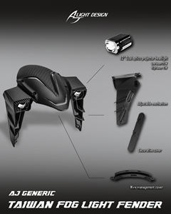 Kit de Luces LED AJLIGHT Premium de 28W, Doble Color, para Guardabarros, para NMAX XMAX JET DRG MMBCU, Luz Alta y Baja, Impermeable, para Motocicleta - Product Image 2