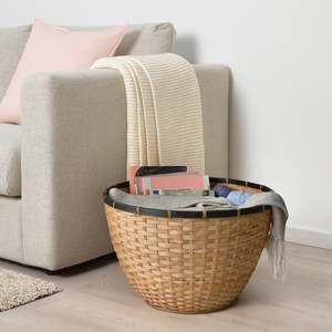 Panier de rangement en bambou, vente en gros, tissé à la main, organisateur de linge, multifonctionnel, style bohème minimaliste, décoration intérieure, fabriqué par KingCraftViet - Product Image 4