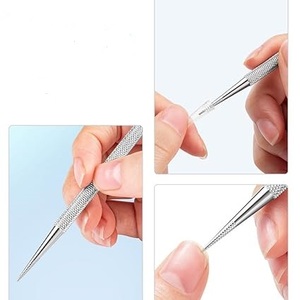 High-Quality Stainless-Steel <b>Cuticle</b> Nail Cleaning Stick Professional Nail Art <b>Tool</b> for Salon and Home Use - Product Image 3