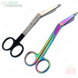 กรรไกรผ่าตัด Hasni Surgical Bandage Lister ชุด 6 ชิ้น ใบมีดโค้งสแตนเลสสตีล คุณภาพสูง ได้รับการรับรองมาตรฐาน CE ขนาดสั่งทำได้ - Product Image 6