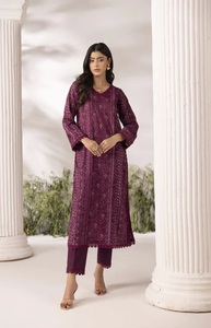 Nouvelles Arrivées Collection Été 2026 – Ensembles 3 Pièces Shalwar Kameez Femme de Haute Qualité en Coton/Lawn Non Cousus – Riaz Arts Senra - Product Image 5