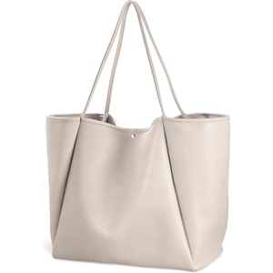 Sac fourre-tout en cuir véritable de qualité supérieure pour femme, grande capacité, sac à bandoulière, sac à main tendance, sac de shopping, logo personnalisé, fournisseur OEM personnalisé - Product Image 3