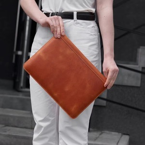 Vintage Genuine Leather Lightweight Durable Sling <b>Laptop</b> <b>Sleeve</b> for Men Business Modern Daily Use LS-0285 - Product Image 2