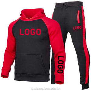 Conjunto de chándal para hombre, conjunto de Jogger de peso pesado de alta calidad, conjunto de pantalones de chándal y sudaderas con capucha, Jersey de algodón 100%, chándales de rayas laterales - Product Image 6