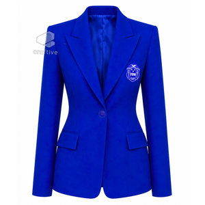 Zeta Phi Beta <b>Women's</b> Single Breasted Blazer Embroidered Notch Lapel Tailored Office Business Suit <b>Jacket</b> Formal Workwear - Product Image 1