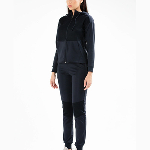New Fashion Workout Tracksuit For Women Two Piece Pants Set Tracksuit Stand Collar Printed <b>Zipper</b> <b>Top</b> Pants 2 Pieces Tracksuit - Product Image 4