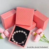 Boîte cadeau en carton de luxe personnalisée avec insert en velours, couvercle et base, boîte d'emballage pour bijoux, pour bague