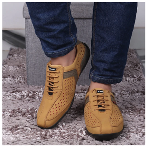 Chaussures décontractées Rust pour hommes, tendance, à lacets, confortables pour la marche quotidienne, style streetwear, chaussures de mode. - Product Image 5