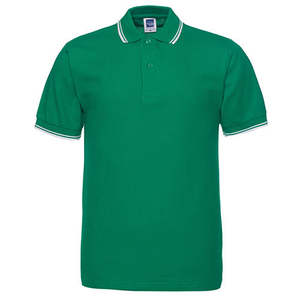 Camiseta Polo de Manga Corta para Hombre, 100% Algodón Lavado, Cuello Redondo, Lisa, Informal, Transpirable, con Logotipo Personalizado - Product Image 4