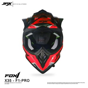 El casco JPX Fox1 Motif X 35 Supermoto Cross ofrece una protección superior y un estilo audaz para la mejor experiencia de motocross. - Product Image 1