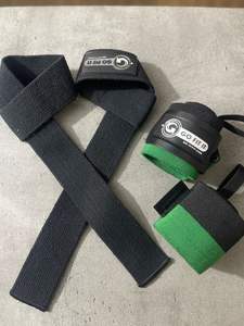 Juego Combinado de Muñequeras Deportivas de Neopreno y Elásticas en Forma de 8 y Correas de Levantamiento de Pesas con Alta Elasticidad para Entrenamiento - Product Image 3