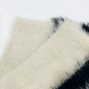 Suéter de mohair de alta calidad, jersey de invierno cálido, suéter de mohair colorido, suéter de mohair de punto jacquard afelpado. - Product Image 4