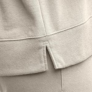 เสื้อสเวตเตอร์ผ้าฝ้ายถักแบบสวมหัวสำหรับผู้ชายเสื้อสเวตเตอร์แบบไม่มีลาย100% สำหรับผู้หญิง - Product Image 6