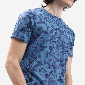 T-shirts personnalisés pour hommes à col rond et manches courtes, coupe classique, 100 % coton, haute qualité, logo personnalisé sur le devant, respirants – Vente chaude - Product Image 3