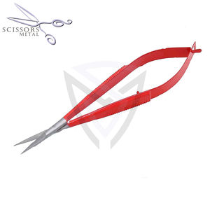 Ciseaux à ressort professionnels sur mesure en acier inoxydable de haute qualité, instruments de beauté pour les ongles, lame incurvée durable et tranchante - Product Image 1