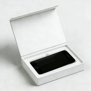 Caja de Cartón Blanca de Alta Calidad al por Mayor de Fábrica, Caja de Embalaje de Lujo para Teléfonos Móviles para Venta al por Menor - Product Image 6