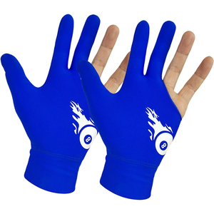 Breathable Mesh Back Snooker Gloves Anti Sweat Quick Dry Fabric Silicone Palm Pool Cue Sport - Product Image 2