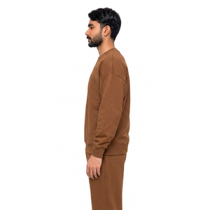 Sudadera personalizada al por mayor, estilo streetwear relajado, teñida con pigmentos y bordada, para marcas estadounidenses - Product Image 5