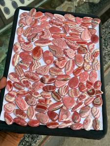 Pierre précieuse rhodochrosite de qualité export, perles de pierre rose naturelle pour bagues, colliers, bracelets, artisanat, disponible en grande quantité - Product Image 6