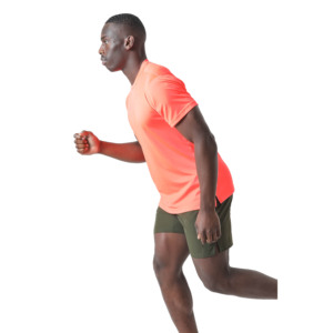 T-shirt de sport pour homme personnalisé avec logo, coupe ajustée, séchage rapide, respirant, en tissu écoresponsable Spandex/Polyester – Vente en gros - Product Image 3