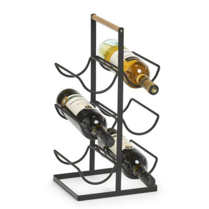 Modern Metal Wine Rack Holder Rectangle Design Durable <b>Bar</b> <b>Tool</b> for Home Dining Room Wine Storage Furniture - Product Image 1