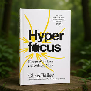 Hyperfocus par l'auteur Chris Bailey, impression de livre à couverture souple personnalisée - Product Image 3