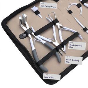 Set de Accesorios para Extensiones de Cabello de Salón: Micro-Link, Cuentas de Sujeción Fuerte, Pinza para Remover, Cortador de Adhesivos, Gancho para Cabello, Enhebrador - Product Image 4