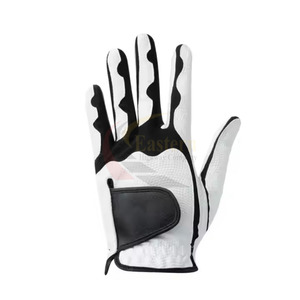 Gants de golf en cuir Cabretta de haute qualité, best-sellers, avec logo personnalisé, doux, couleur unie, pour hommes. - Product Image 2