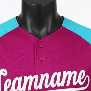 Camiseta de béisbol de diseño único hecha en fábrica, con logo personalizado impreso, para unisex, hecha en Pakistán. - Product Image 4