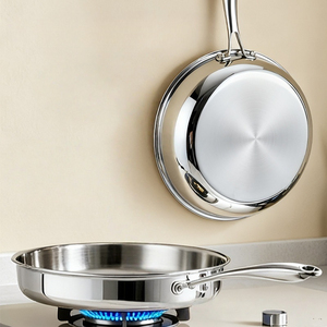Advanced Stainless Steel Fry <b>Pan</b> Crafted For Precision Cooking <b>And</b> Superior Heat Control <b>Pan</b> - Product Image 5