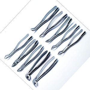 Kit chirurgical de forceps d'extraction dentaire en acier inoxydable, 10 pièces, pour molaires supérieures et inférieures, prémolaires et extraction de racines, Pakistan - Product Image 5