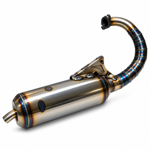 Sistema de Escape Completo para Motocicleta OEM de Alta Calidad, Silenciador de Acero Soldado a Mano, Tubo de Escape para Dio Performance Racing - Product Image 2