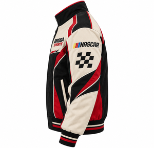 เสื้อแจ็คเก็ตแข่งรถ NASCAR ยี่ห้อ BRODA SPORTS สำหรับผู้ชาย แขนยาว กันลม ผลิตจากโพลีเอสเตอร์/คอตตอน เหมาะสำหรับทุกฤดูกาล ชุดกีฬามอเตอร์สปอร์ต วัสดุพรีเมียม - Product Image 2