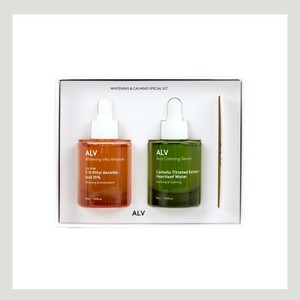 Set de cuidado de la piel coreano Olve Whitening Vita Ampoule Teca Calming Serum Hecho en Corea Niacinamida Unisex - Product Image 1