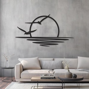 TULIP HANDICRAFTS Escultura Decorativa de Pared de Metal con Diseño Geométrico Abstracto Moderno con Temática Animal, Adorno Artístico para Colgar en el Hogar - Product Image 6