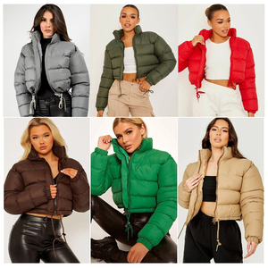 Manufacturer Custom Brand Shiny Puffer Jacket Winter Padded <b>Coat</b> Bubble <b>Coat</b> Unisex Zip up Outdoor Black Windbreaker Down Jacket - Product Image 1