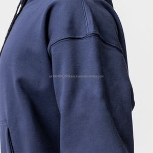 Nouveau modèle Sweat à capuche vintage de qualité supérieure pour homme unisexe sweat à capuche avec logo personnalisé en vente chaude d'usine - Product Image 6