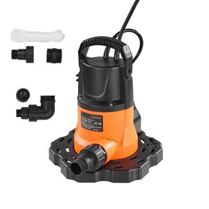 Pompa sommergibile automatica per copertura piscina da 0,66 HP, 3200 GPH, 120V, con cavo di alimentazione da 25 piedi e prevalenza massima di 26 piedi per uso esterno - Product Image 1