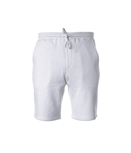 Pantalones cortos de chándal para hombre, lisos, de tela no tejida, estilo vintage, lavados, con cordón en la cintura, ajuste holgado y suave. - Product Image 6