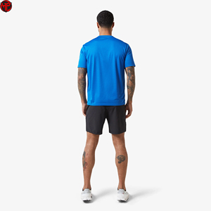 Conjunto de Camiseta y Pantalones Cortos Ligeros y Transpirables para Hombre, Fabricante OEM, Personalizado, Elástico en Cuatro Direcciones, Conjuntos de Camisetas Deportivas de Verano para Hombre - Product Image 2